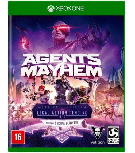 Jogo Agents Mayhem Xbox One Midia Fisica Deep Silver