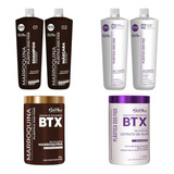 1 Kit Escova Açai + Btx + 1 Kit Definitiva Marroquina + Btox