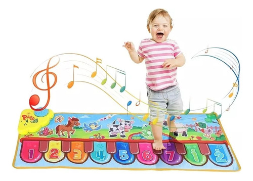 Alfombra De Baile Y Tapete De Piano Musical Para Niños