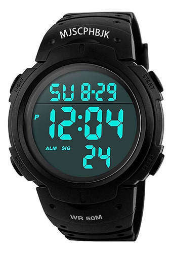 Reloj Deportivo Digital Con Pantalla Led Resistente Al Agua