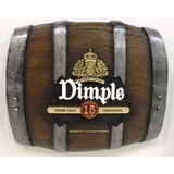 Barril Horizontal Em Fibra Decorativo - Dimple Whisky