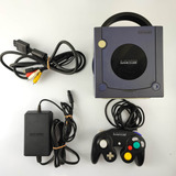 Console Nintendo Gamecube Roxo Com Controle