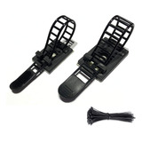 50 Bridas Adhesivas Ajustables De 2 Tamaos, Clips Para Cable