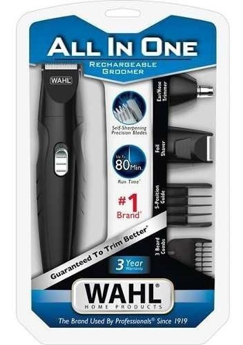 Terminadora Wahl Recargable 14pz All In One Barba Nariz 