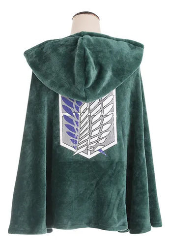 Manta Winter Attack On Titan Para Adultos Y Niños Shingeki No