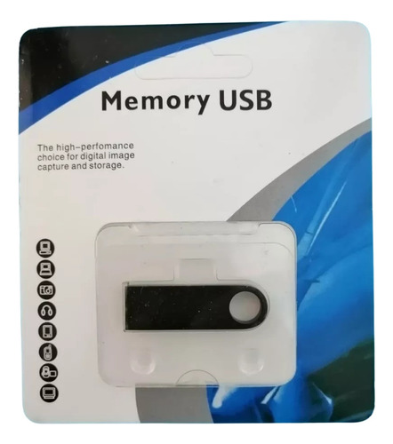 Pen Drive  32gb Usb 2.0 Metalico Slim Blister