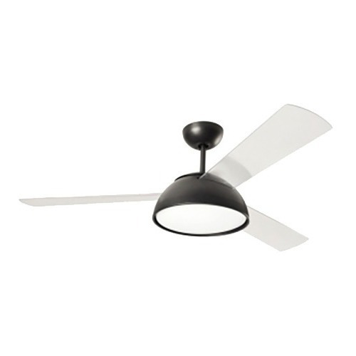 Ventilador De Techo Gregal Negro 3 Palas Control Remoto Grok