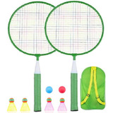 Raqueta De Bádminton Para Niños 1 Par, Juego De Raquetas De 