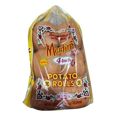 Pan Para Hamburguesa Martins Potato Rolls Bolsa Con 12 Panes | MercadoLibre