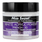 Mia Secret Polvo Acrilico White/blanco 30gr Esculpidas Color White