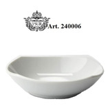 Compotera Frutera Cuadrado Blanco Porcelana Tsuji Linea 2400