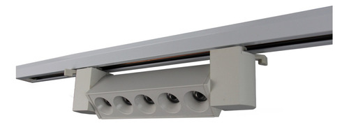 Kit Trilho Eletrificado 50cm C/ Luminária Pontual Led 10w Cor Branco 3000k (branco Quente)