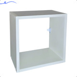 Nicho Quadrado Mdf Branco Sala Banheiro Quarto 25x25x20