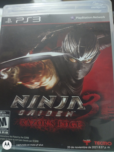 Ninja Gaiden 3 Razor's Edge Team Ninja Tecmo Playstation Ps3