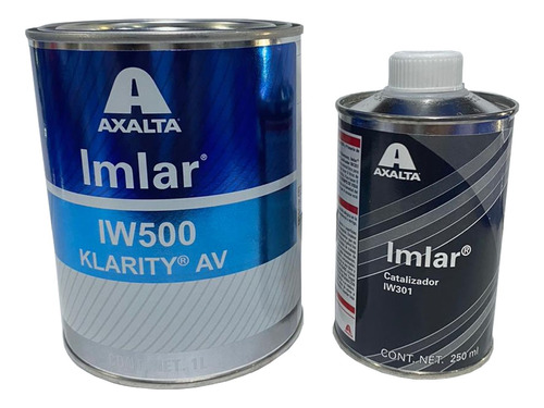 Axalta Kit Transparente Klarity 1l Iw500+ Catalizador 250ml 