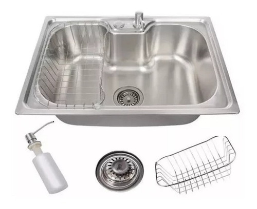 Cuba Pia Cozinha Gourmet Aço Inox 60x42 C/ Acessórios