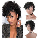 Postizos - Aisaide High Puff Afro Ponytail With Bangs Drawst