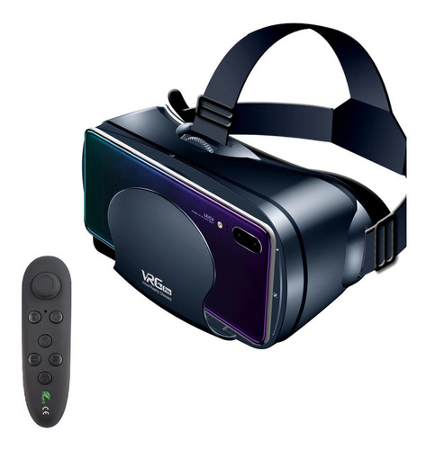 Óculos Realidade Virtual Vrg Telas Grandes + Controle Grátis