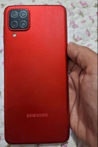 Smartphon Msung Galaxy A12 Tela 6,5 64gb 4gb Ram Vermelho