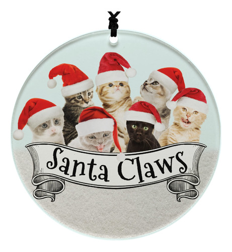 Santa Claws Ornament De Gato - 2023 Decoracion De Arboles Ac