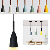 Luminaria Pendente Moderno Teto Cozinha Lustre Nordico Cone