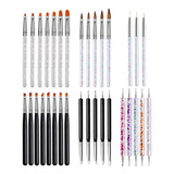 33x Nail Art Brushes Set, Nail Art Liner Brush Nail Art