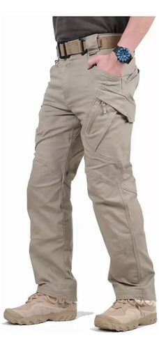 Pantalón Táctico Militar Policía Impermeable Ix7, Ix9 [u]