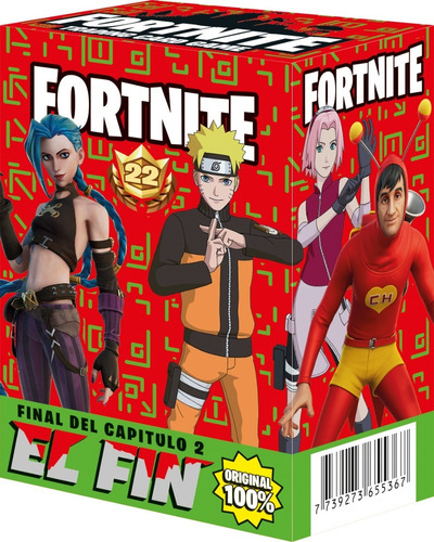 Cartas Fortnite - Caja Cualquier Color