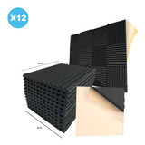 12 X - Espuma Acústica Aislante Con Adhesivo / Ed256