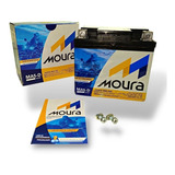 Bateria Moto Moura 5 Ah Ampéres Bros Start Fan Titan 160