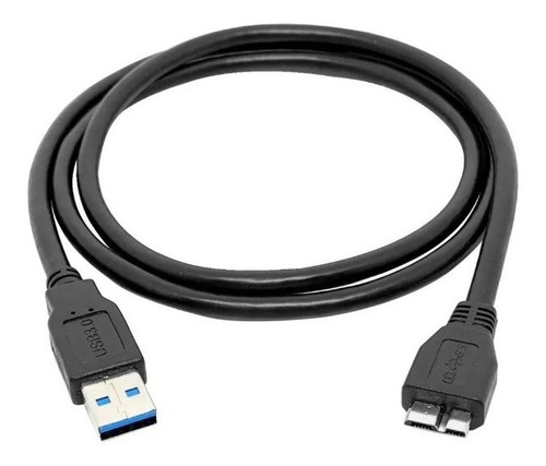 Cabo Usb 3.0 Para Hd Externo Cor Preto