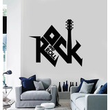 Adesivo Decorativo Rock Guitarra 65x70cm