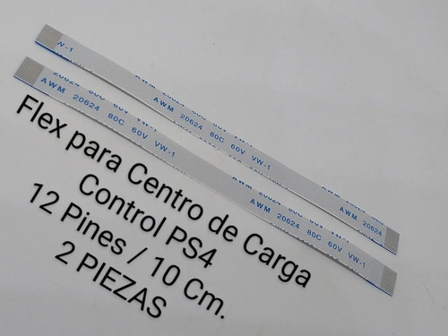 2x Flexs Centro De Carga De 12 Pines Compatible Con Ps4