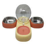 Dispensador De Agua Y Alimento 2 En 1  Para Gato Y Perro 