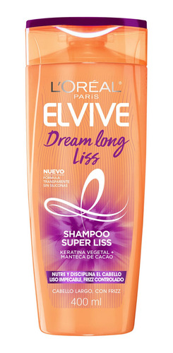 Shampoo Elvive L´oréal Paris Dream Long Liss X 400 Ml