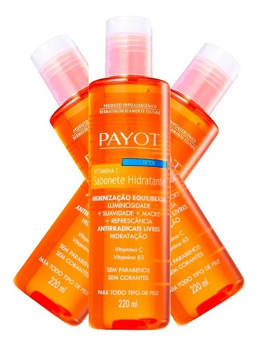 Sabonete Facial Hidratante Detox Vitamina C Payot 