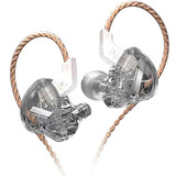 Auriculares Kz Edx In Ear Profesional Gris Transparente