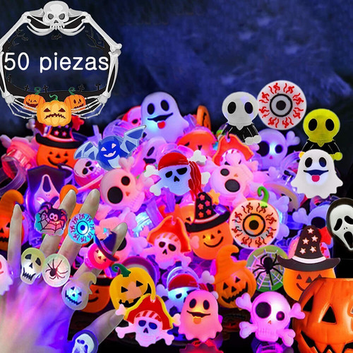 50 Anel Led Aniversário Presente Decoração Festa Halloween