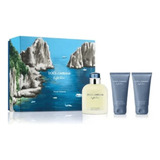 Kit Light Blue Dolce & Gabbana Eau De Toilette 125ml + After Shave 50ml + Shower Gel 50ml - Masculino