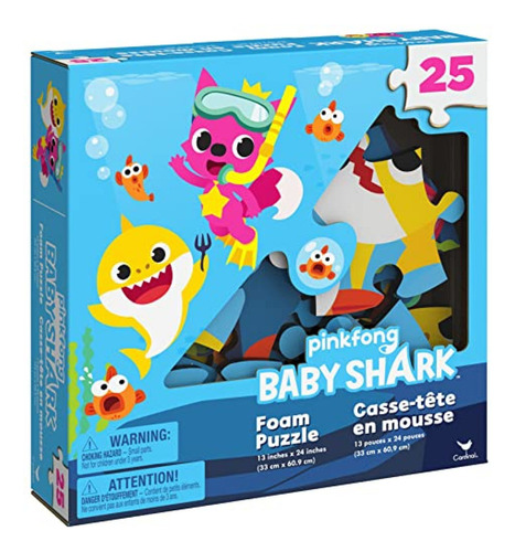 Pinkfong Baby Shark, Rompecabezas De Espuma De 25 Piezas Bab