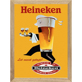 Heineken Cerveza Cuadro Posters Publicidades Cartel  P544