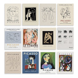 Cuadros Picasso Abstractos Minimalista Modernos Canvas Museo Color Woman Head Armazón Bastidor De Madera