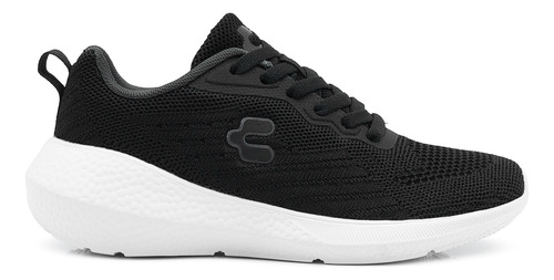 Tenis Deportivo Charly Walking Relax Caballero Color Negro