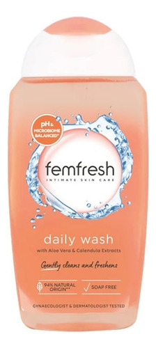 Gel Sin Jabon Higiene Íntima Femenina Diario 250ml Femfresh