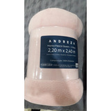 Kit 2 Manta Cobertor Fleece Casal Queen Microfibra Andreza