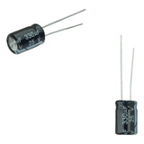 50x Capacitor Eletrolítico 330uf X 25v 105º Kit C/ 50 Peças