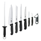 Set De Cuchillos Victorinox Enrollable Para Chef, 8 Piezas 