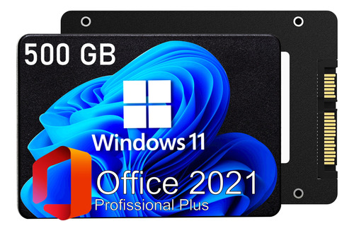 Ssd 500gb Com Windows 11 Instalado + Pacote Office