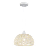 Lustre Pendente Jacarta 1xe27 30x26cm Areia Blumenau