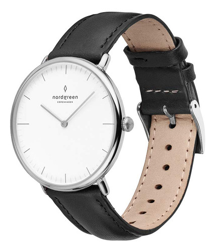 Nordgreen Nativo Escandinavo Plata Analogico Unisex Reloj C